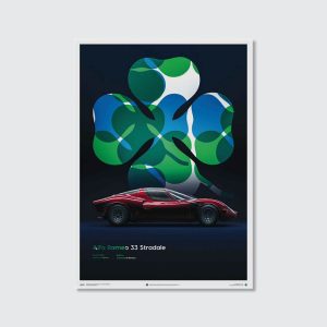 Alfa Romeo 33 Stradale - Red - 1967 - Poster
