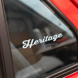 Heritage sticker